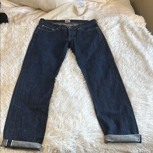 Naked & Famous Japanese selvedge left hand twill jeans men’s 34 weird guy fit